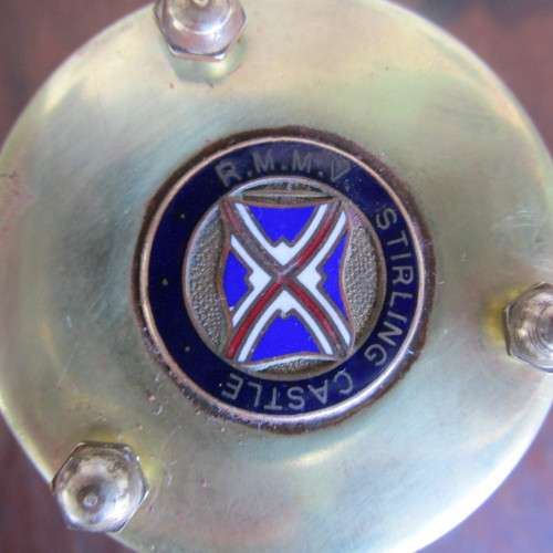 EGG BOILER IN BRASS  FROM THE SHIP STIRLING CASTLE