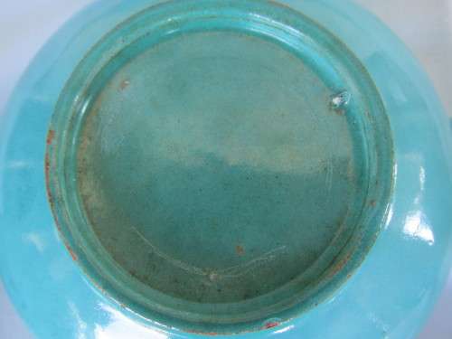 FIVE LINNWARE  BOWLS IN SEA BLUE  SOUTH AFRICAN POTTERY