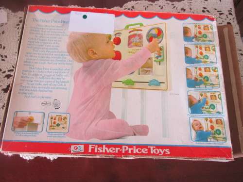 GRIP AND PLAYPEN  ACTIVIY CENTRE IN ORIGINAL BOX  FISHER- PRICE TOYS  MADE IN USA