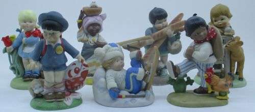 7 X THE U.N. CHILDREN 1979 ORNAMENTS OF THE WORLD