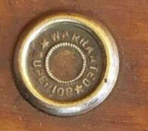 VINTAGE SAW " WARRANTED SUPERIOR "STAMP.