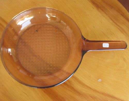 VISION CORNING FRANCE GLASS COOKING PAN