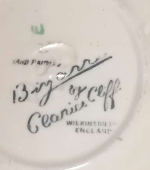 Clarice Cliff (Bizarre) Bon Bon Set 7 Piece