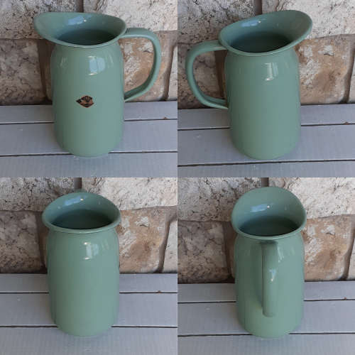 Green Enamel Set of 3