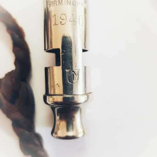 WW2 Union Defence Force Whistle 1940 - J.Hudson & Co.