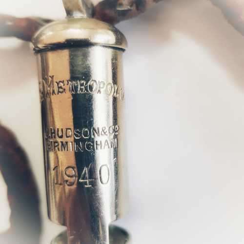 WW2 Union Defence Force Whistle 1940 - J.Hudson & Co.