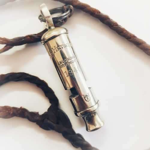 WW2 Union Defence Force Whistle 1940 - J.Hudson & Co.