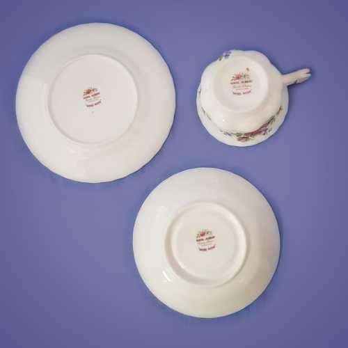 Royal Albert `Moss Rose` Trio