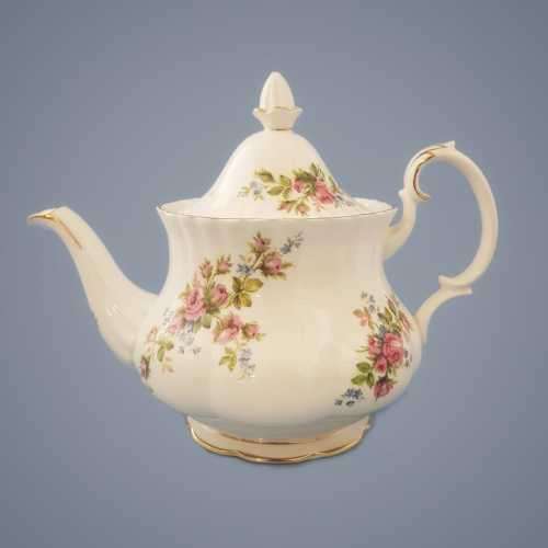 Royal Albert "Moss Rose" Teapot