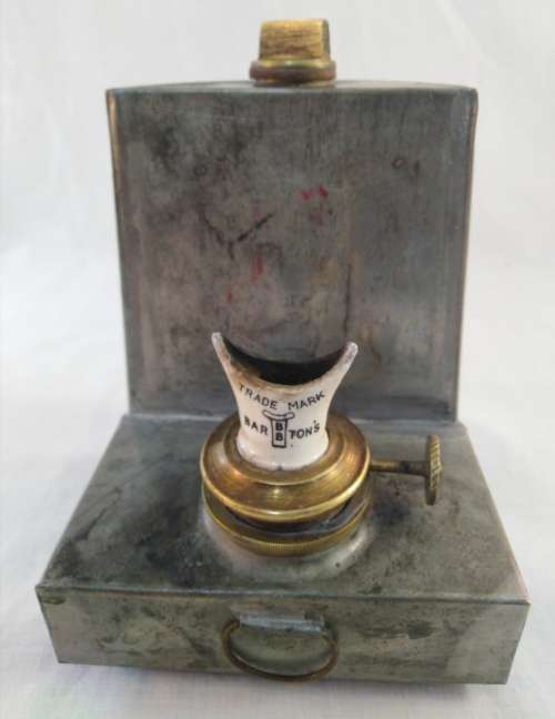 SHIPS LAMP IN SOLID BRASS  G. BOCOCK & CO LTD 1942 BIRMINGHAM