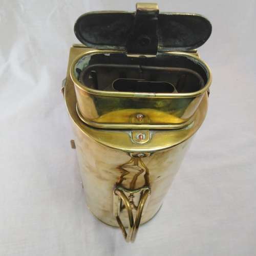 SHIPS LAMP IN SOLID BRASS  G. BOCOCK & CO LTD 1942 BIRMINGHAM