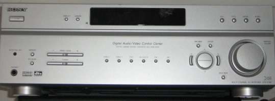 Sony Multi Channel  5.1 AV Receiver + 5 bookshelf speakers incl remote