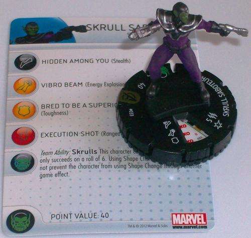 Marvel Avengers - Skrull Saboteur #033 - Heroclix Figure
