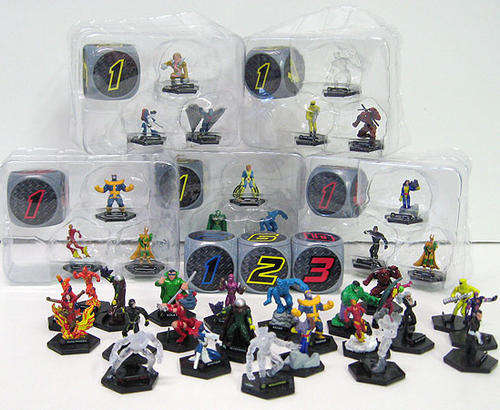Marvel Battle Dice Set of 51 Game Figures