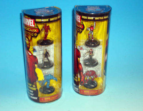 2 X Iron Man Battle Packs Battle  Contains 6 Figures