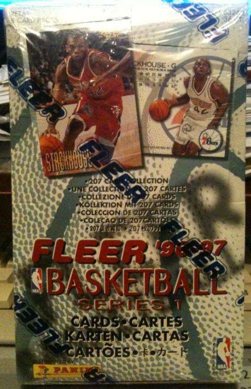 Panini Fleer 96-97 Basketball Trading Cards Box (Sealed)