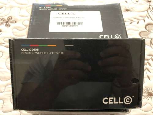 1 BID FOR ALL, x4 - CELL C D105 WIRELESS ROUTER`S - ALL SEALED