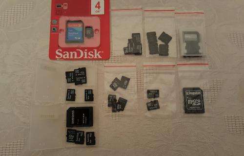 30x MEMORY CARDS (7x SANDISK 16GB + MORE)!!!