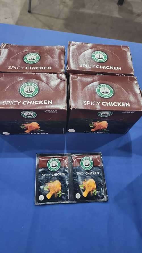 Chicken Spice Powder Envelopes - 4 Boxes X 40 grams X 7g Envelope