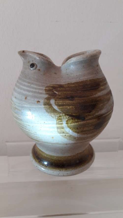 Swedish Midcentury modern bird vase by Paula von Freymann signed