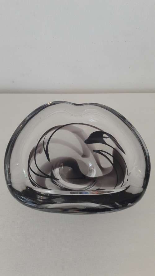 British Whitefriars studio glass bowl/ashtray circa 1950's