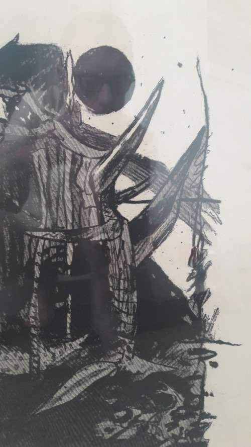 Gunther Van Der  Reis famous  German born South African artist signed lithograph