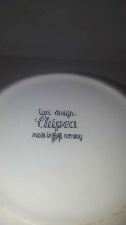 Collectible Scandinavian Figgjo Flint tureen in Clupea pattern 1960s