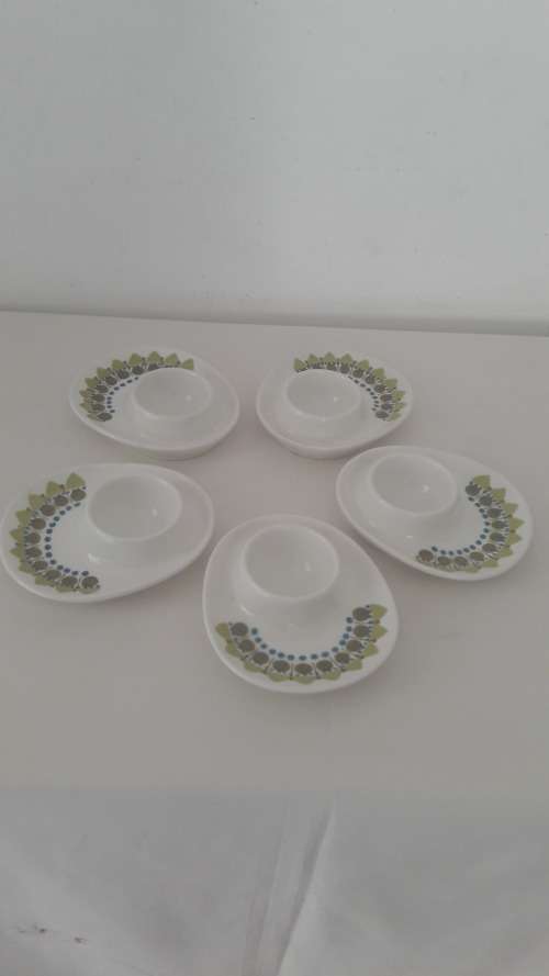 Collectible vintage  Scandinavian Norwegian Figgjo Flint egg cups 1960's