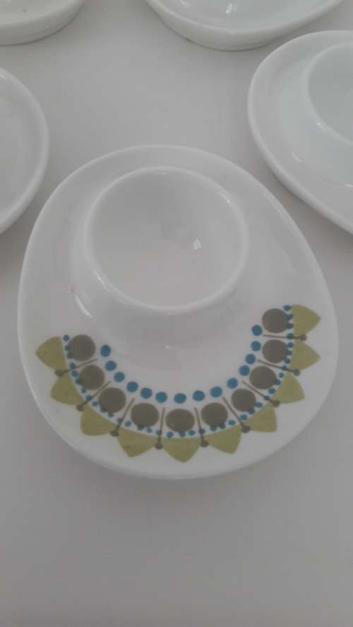 Collectible vintage  Scandinavian Norwegian Figgjo Flint egg cups 1960's