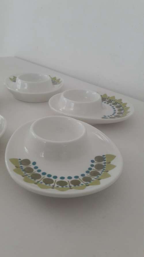 Collectible vintage  Scandinavian Norwegian Figgjo Flint egg cups 1960's