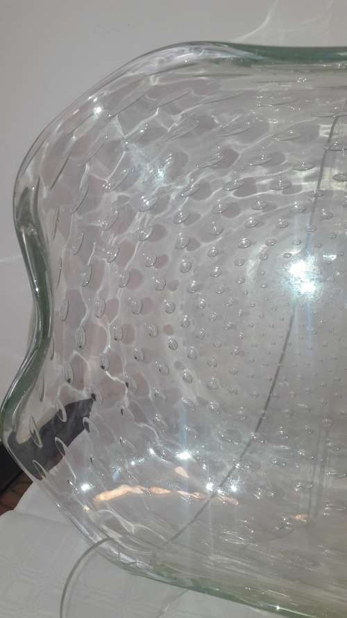 Rare Large hand blown Murano bowl MidCentury Modern attributed to Barovier