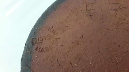 Rare ceramic planter  by Dutch master potter Pieter Groeneveldt circa 1960's/70s