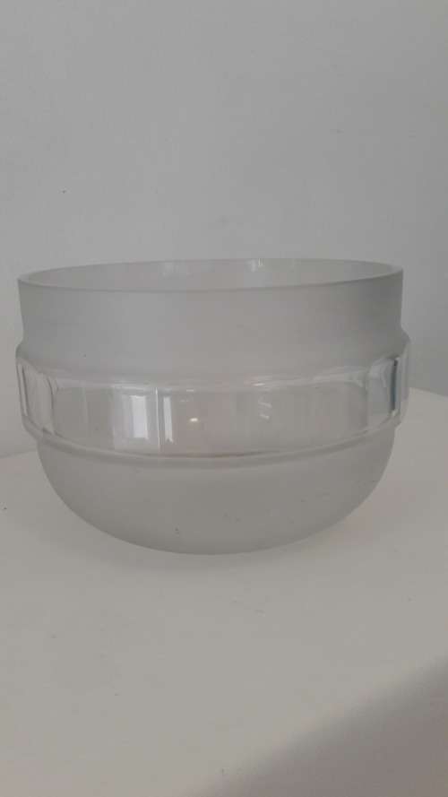 Rosenthal Studio Line large crystal bowl design by Michael Boehm circa 1970's