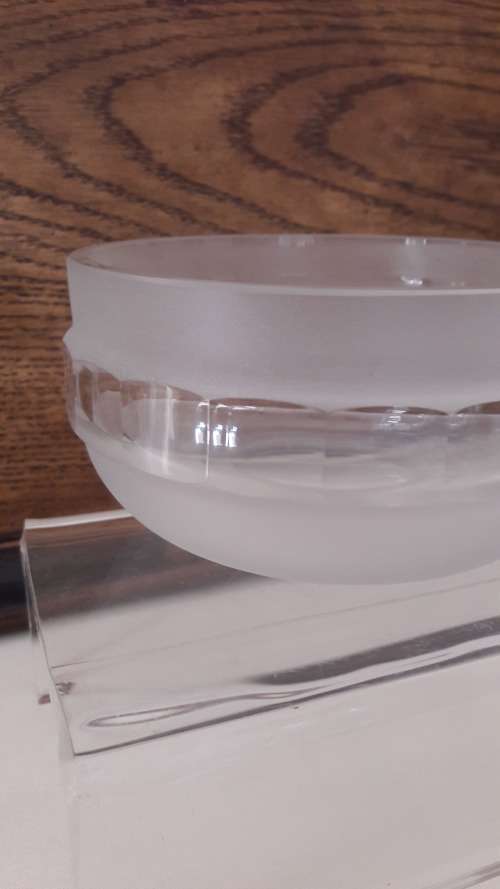 Rosenthal Germany Studio Line crystal bowl designed by Michael Boehm 1970s