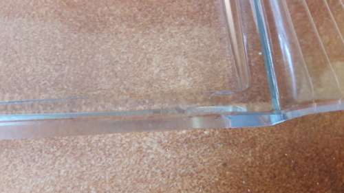 Lalique  France Art Deco  crystal tray or platter in the wheat pattern circa 1930's/40's