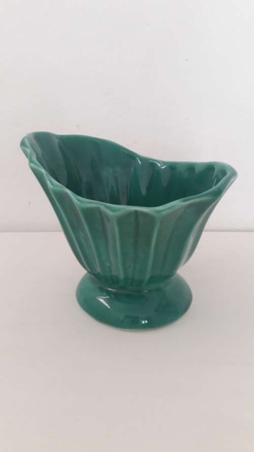 Collectible Midcentury Modern Lucia ceramic vase -rare shape circa 1950`s