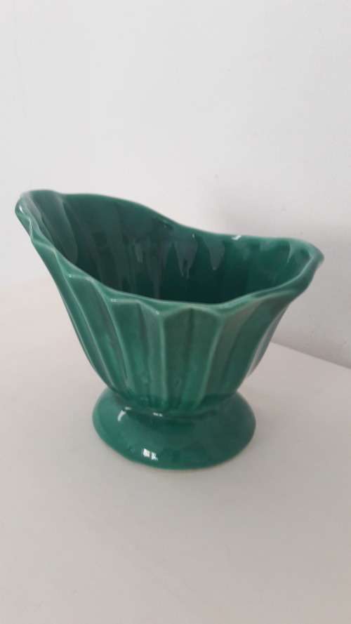 Collectible Midcentury Modern Lucia ceramic vase -rare shape circa 1950`s