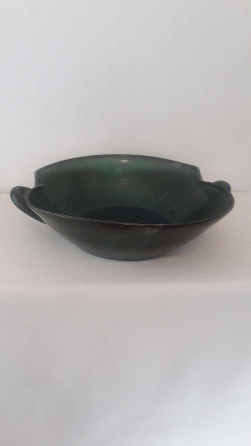 Large Collectible South African Rand Ceramics bowl rare freeform shape circa 1950's