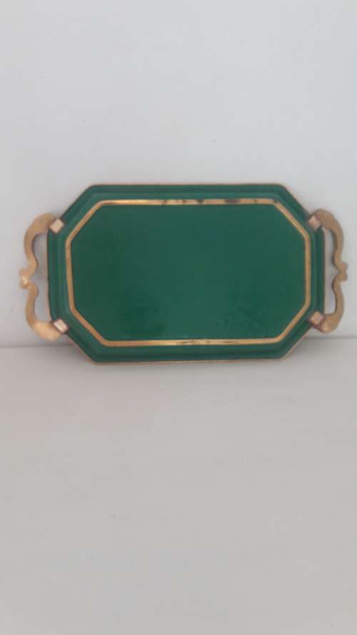 Antique Chinese cloisonne enamel tray late  Qing Dynasty early 20th Century