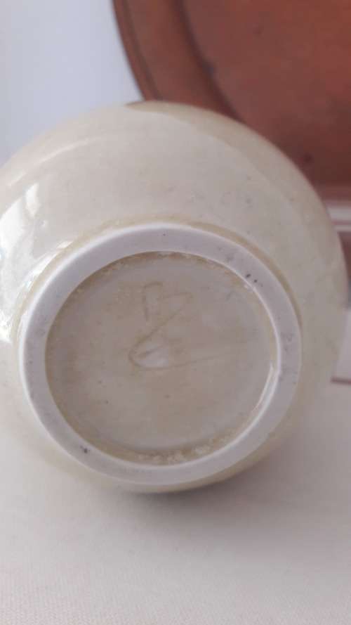 Porcelain beaker vase by acclaimed  South African art potter Barbara Erni