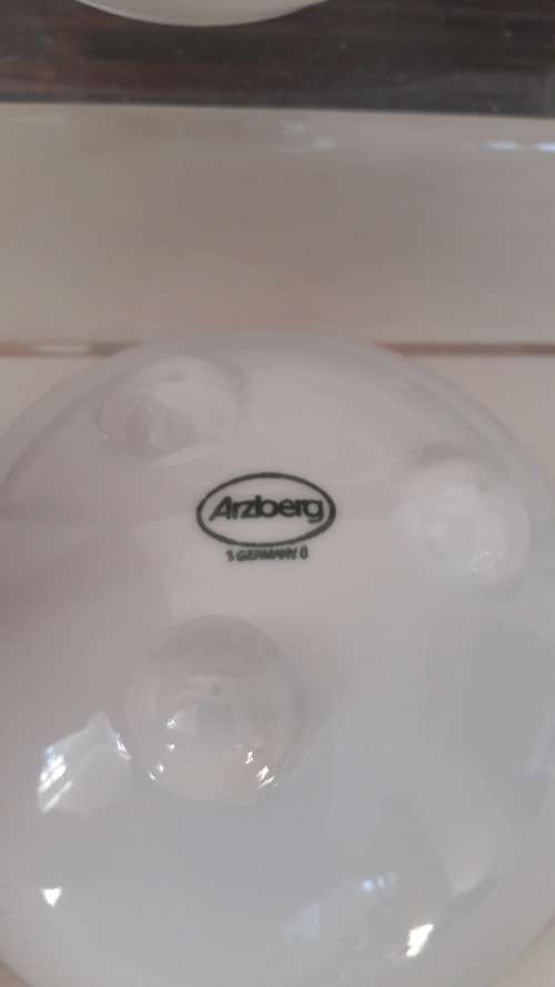 Collectible  Midcentury Arzberg Germany  small teapot with integrated large cup