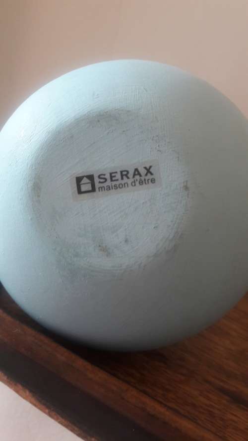 Collectible Post modern ceramic vase by Dutch company Serax circa 1990`s