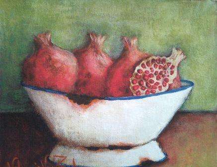 VALENCIA VAN ZYL - Acrylic on very good quality canvas (23cm x 28cm)