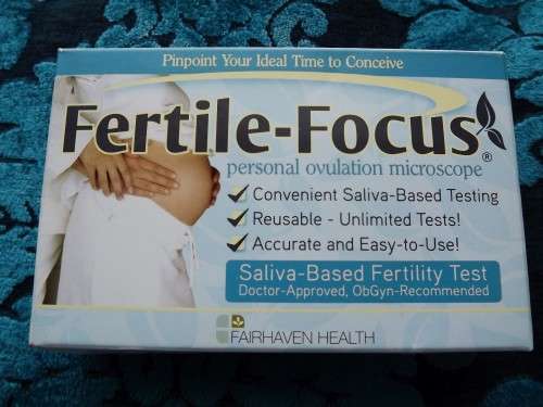 Fertile-Focus Personal Saliva Ovulation Microscope to determine your most fertile time of the month