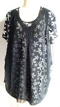 CRAZY R1.00 START on this Lovely Layered Chiffon/Trilobal Dress/Top. To Fit Sizes 38