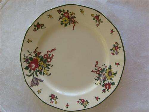 ROYAL DOULTON-  ART DECO VINTAGE  - " OLD LEEDS SPRAYS " Dinner Plate 24.5cm