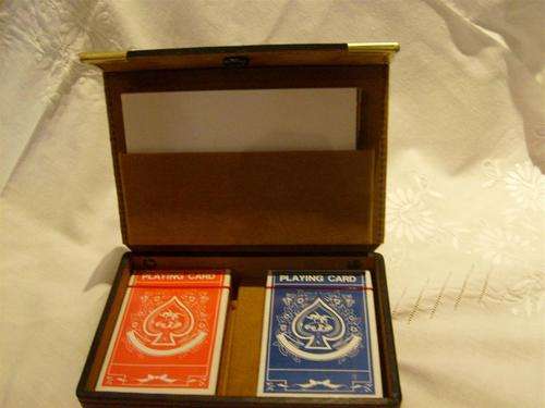 VINTAGE TRAVELLING BRIDGE SET - NEVER BEEN USED - PERFECT FOR TAKING ON HOLIDAY