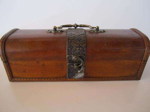 WOW!!! Stunning Large Shaped Rectangular Wooden Box