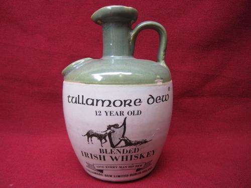 Delightful Vintage TULLAMORE DEW Irish Whiskey Jug! Give Every Man His Dew!