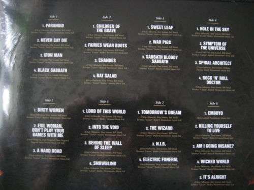 BLACK SABBATH - ***UNUSED ITEM*** -  4LP THE ULTIMATE COLLECTION